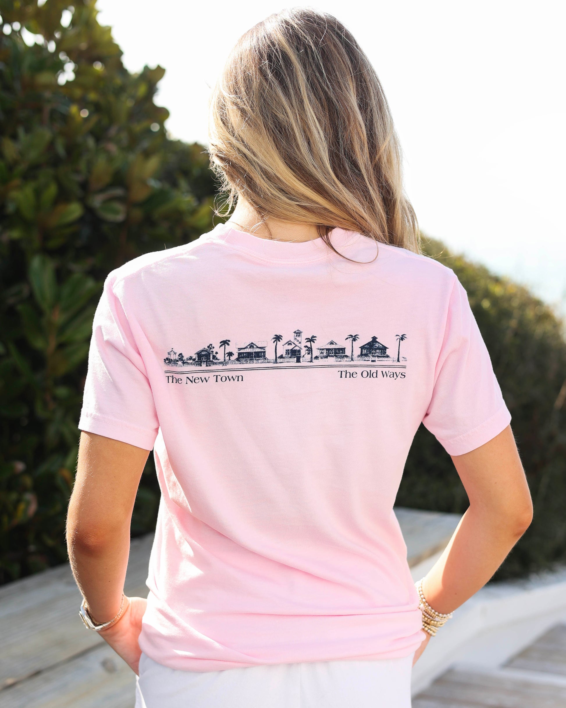 Blossom Light Pink Shortsleeve Unisex Tee Seaside Florida 30A