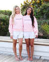 Blossom Pink Seaside Cropped Mini Mock-Neck The Seaside Style 30a