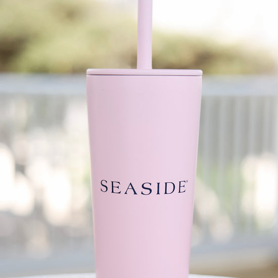 Blossom Seaside Straw Tumbler The Seaside Style 30A Florida