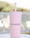 Blossom Seaside Straw Tumbler The Seaside Style 30A Florida