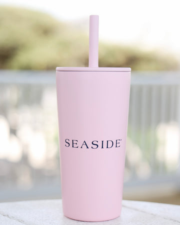 Blossom Seaside Straw Tumbler The Seaside Style 30A Florida
