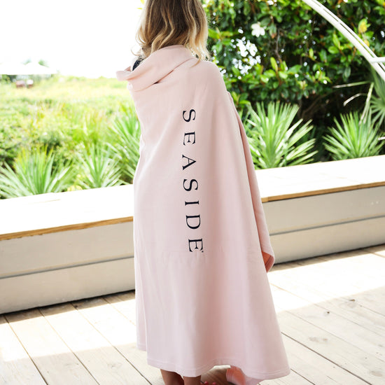 Blossom pink Seaside Sweatshirt Blanket the seaside style 30a