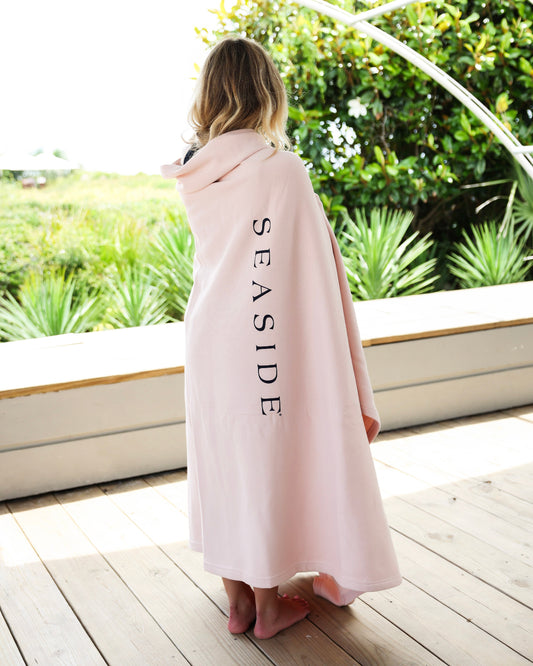 Blossom pink Seaside Sweatshirt Blanket the seaside style 30a