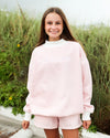 Blossom Stripe Seaside Mock Neck The Seaside Style 30a
