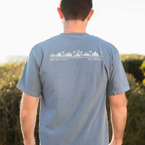 The Seaside Style Blue Jean Shortsleeve Unisex Seaside Tee