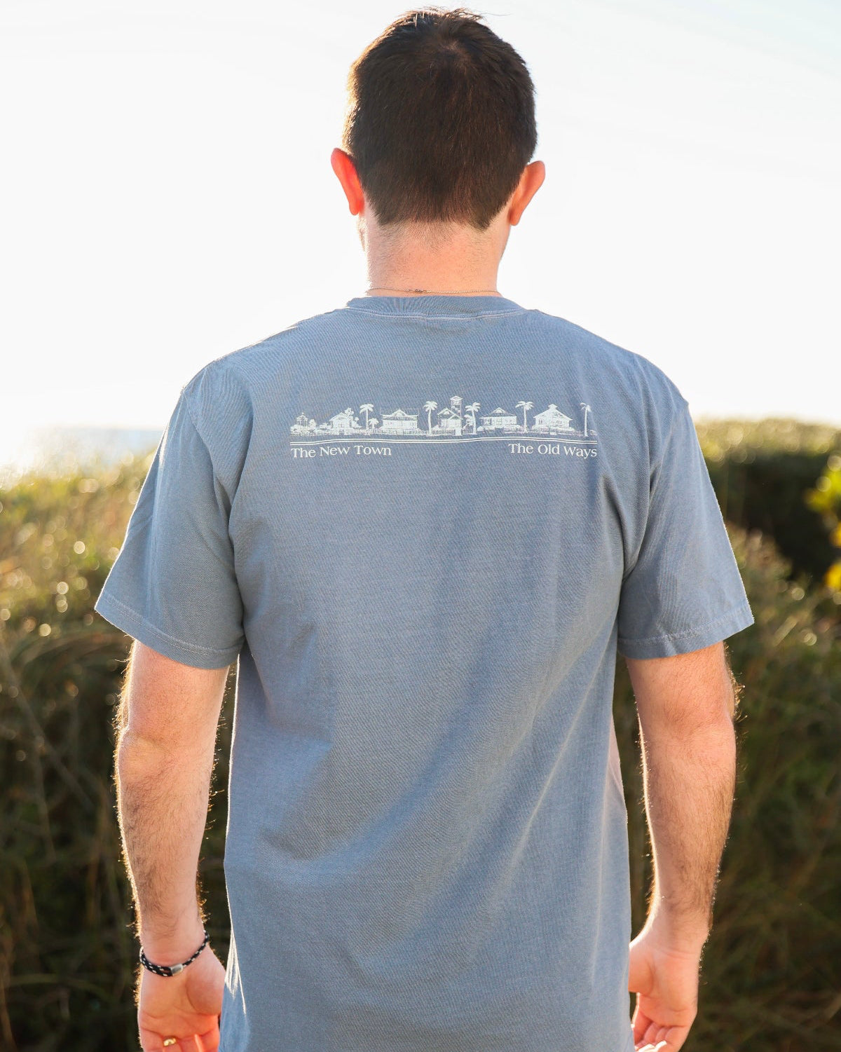 The Seaside Style Blue Jean Shortsleeve Unisex Seaside Tee