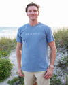 Blue Jean Shortsleeve Unisex Seaside Florida Tee 30A The Seaside Style