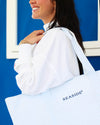 Blue Stripe Seaside Jumbo Tote The Seaside Style 30a TRVL