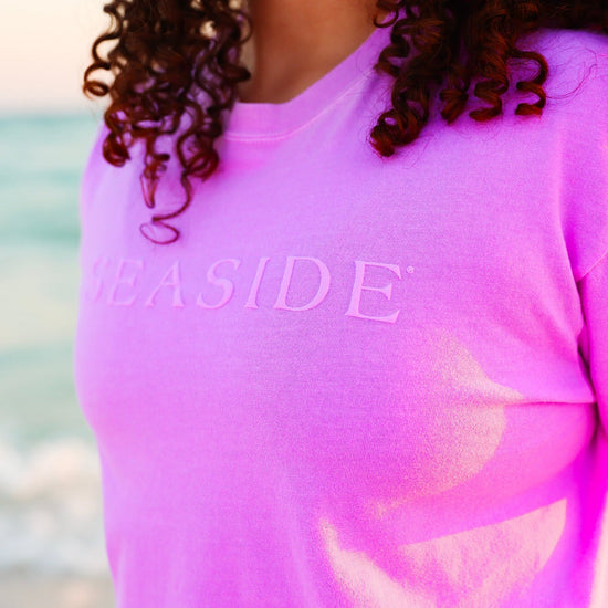 Bright Berry Cropped Seaside Tee Sherbet Collection Monochrome