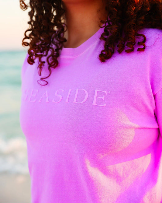 Bright Berry Cropped Seaside Tee Sherbet Collection Monochrome