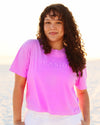 Bright Berry Cropped Seaside Tee Sherbet Collection Monochrome