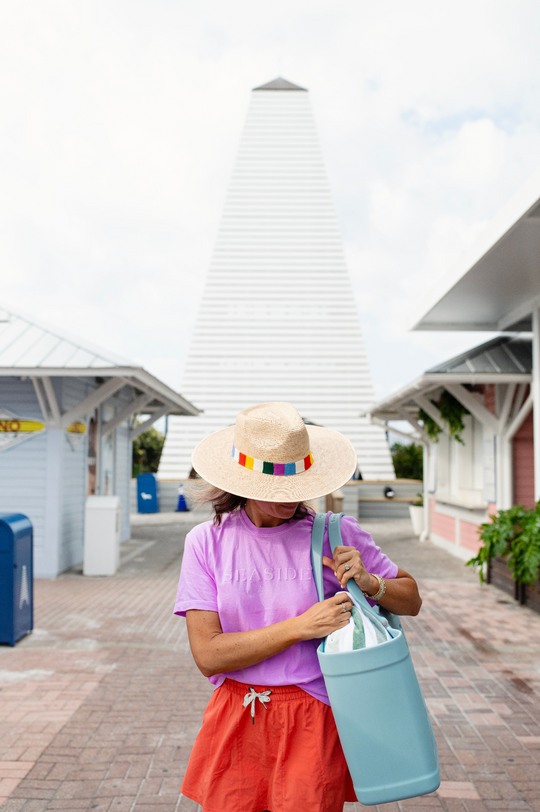 Bright Berry Cropped Seaside Tee The Seaside Style 