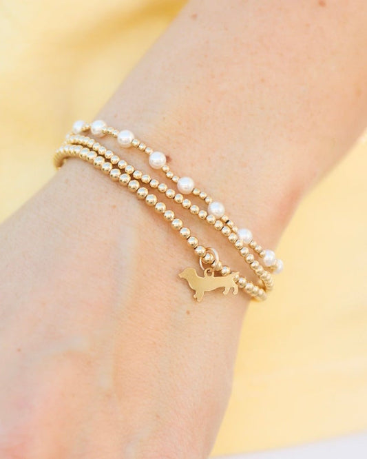 The Seaside Style x Enewton bud the dachshund seaside stack