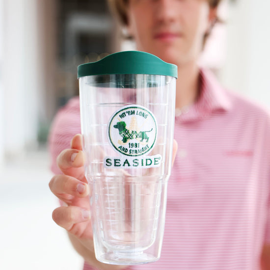 Bud the Dachshund Seaside Golf Tumbler the seaside style 30a