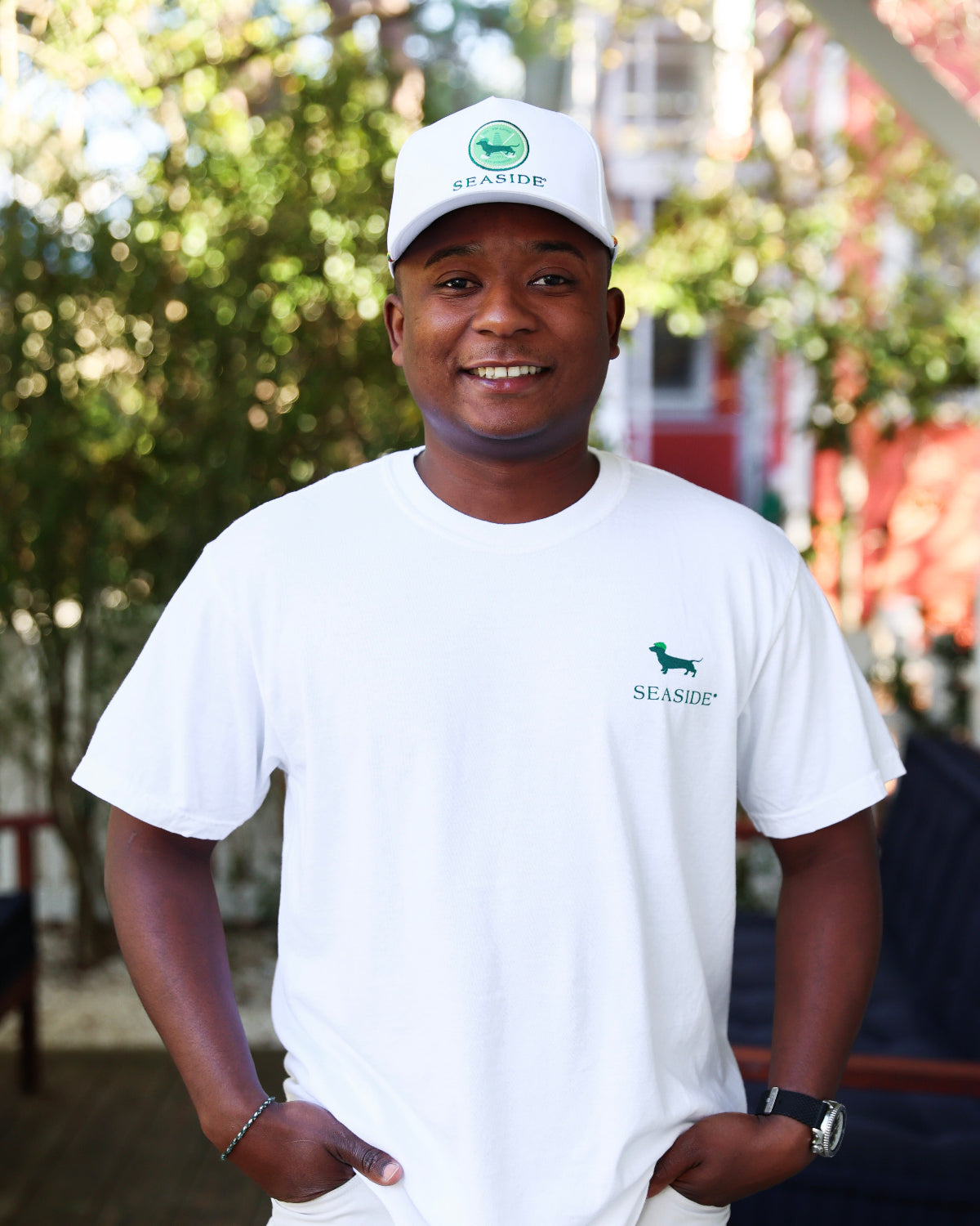Bud the Dachshund Golf Hat seaside 30A