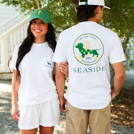 Bud the Dachshund Seaside Golf Tee the seaside syle 30a 