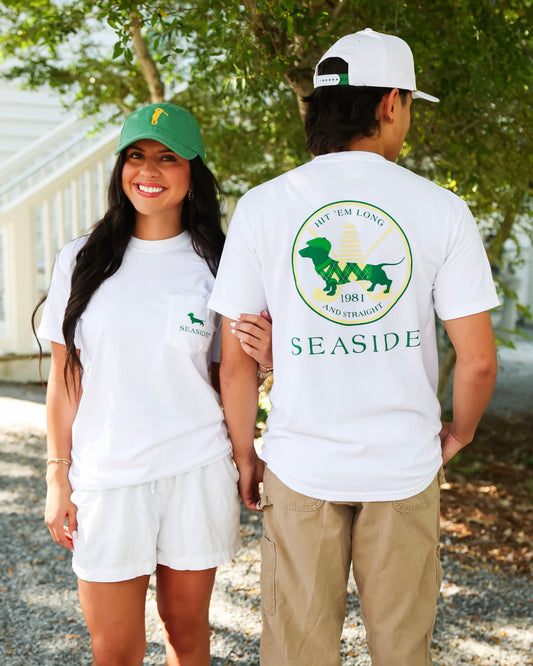 Bud the Dachshund Seaside Golf Tee the seaside syle 30a 