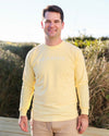 Butter yellow Longsleeve Unisex Seaside Tee