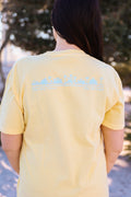 The Seaside Style Butter yellow Shortsleeve Unisex Seaside Tee