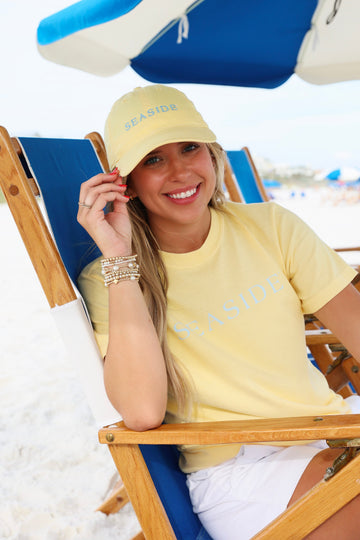 Butter Yellow Lemon Adult Seaside Hat