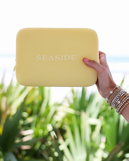 Butter Seaside Glitter Zip Pouch The Seaside Style 30A