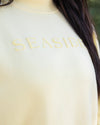 Butter Yellow Seaside Mock Neck Sweatshirt The Seaside Style 30a