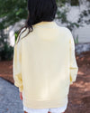 Butter Yellow Seaside Mock Neck Sweatshirt The Seaside Style 30a