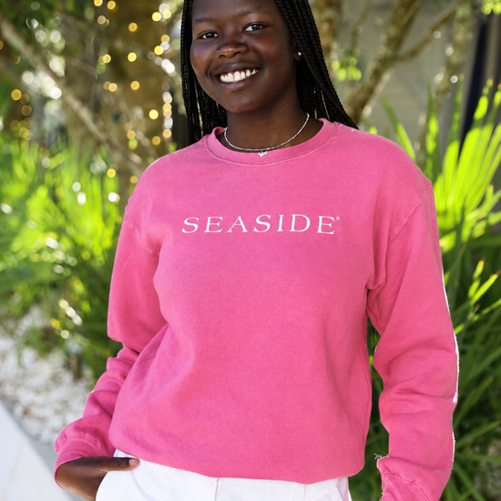 Crunchberry Pink Unisex Sweatshirt Seaside Florida The Seaside Style
