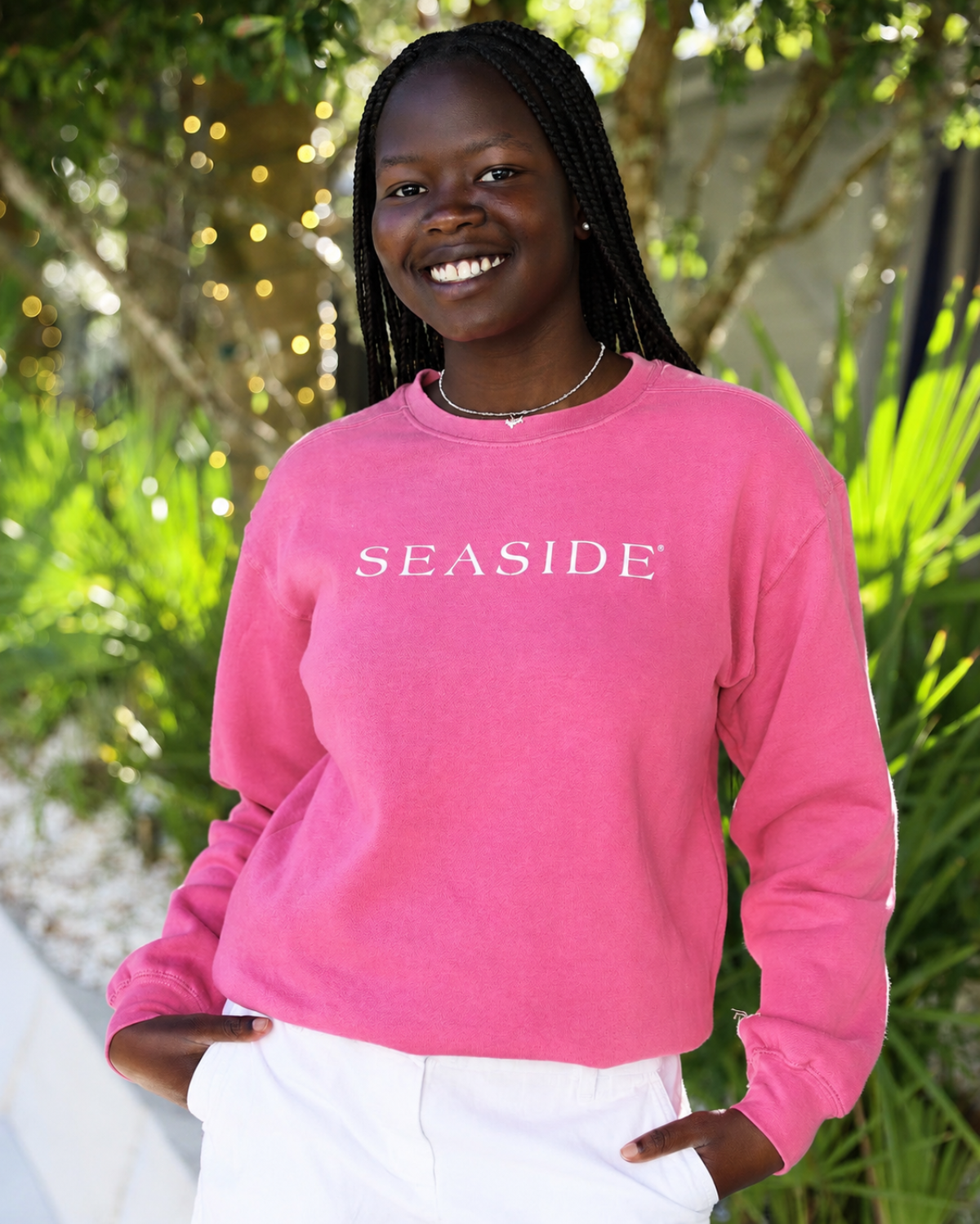 Crunchberry Pink Unisex Sweatshirt Seaside Florida The Seaside Style