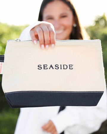 Canvas Seaside Makeup Bag