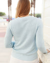 Chambray Seaside Knit Sweater The Seaside Style x Ellsworth & Ivey