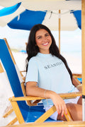 chambray shortsleeve seaside t-shirt