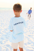 Chambray Light Blue Youth Shortsleeve Seaside Tee