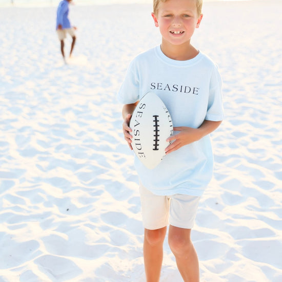 Chambray Light Blue Youth Shortsleeve Seaside Tee
