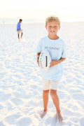 Chambray Light Blue Youth Shortsleeve Seaside Tee