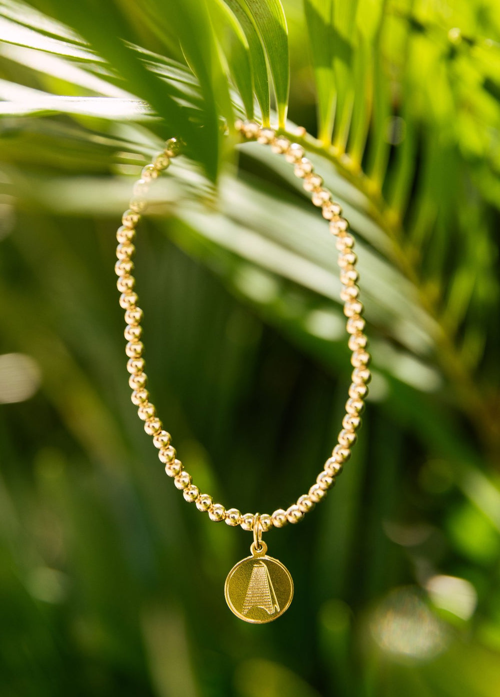 Classic 3mm Gold filled Bracelet with Coleman Pavilion Charm enewton by the seaside style