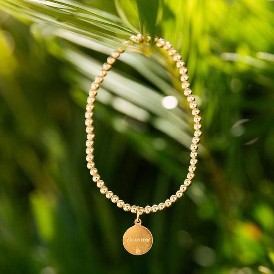 Classic 3mm Gold filled Bracelet with Coleman Pavilion Charm enewton by the seaside style