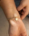Classic 3mm Gold filled Bracelet with Palm Tree Charm enewton The Seaside Style 