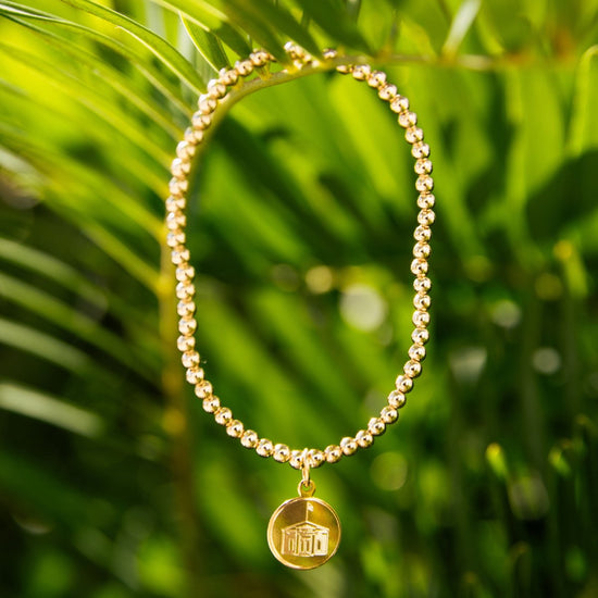 Classic 3mm Gold filled Bracelet with Post Office Charm enewton by the seaside style 