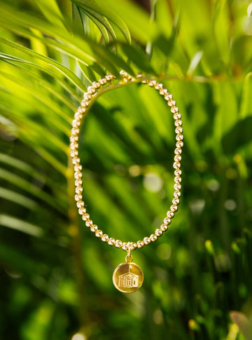 Classic 3mm Gold filled Bracelet with Post Office Charm enewton by the seaside style 