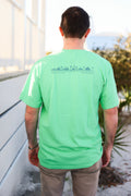 The Seaside Style Clover Green Shortsleeve Unisex Seaside Tee