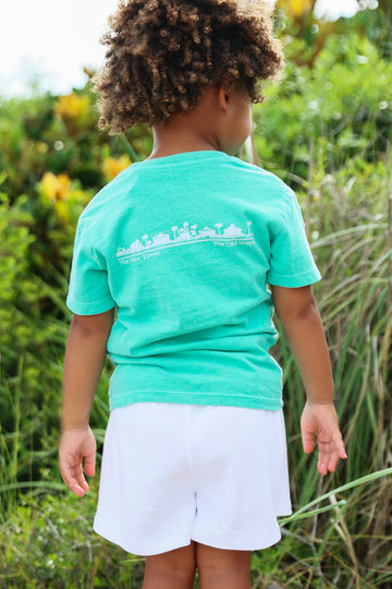 Clover Green Seafoam Baby + Toddler Seaside Tee