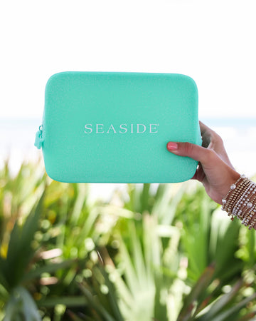 Clover Seaside Glitter Zip Pouch The Seaside Style 30A