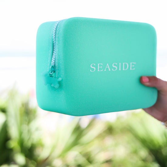 Clover Seaside Glitter Zip Pouch The Seaside Style 30A Florida