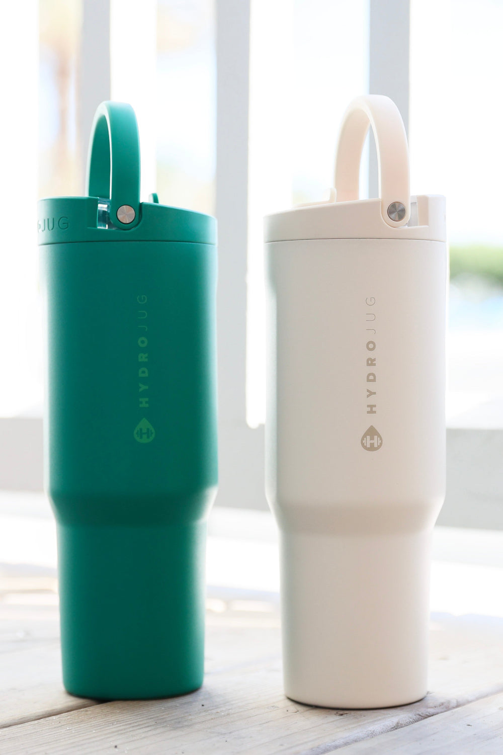 Clover green and Ivory cream Seaside Traveler Sport