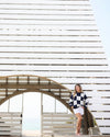 Navy Checkered Coleman Pavilion Sweater