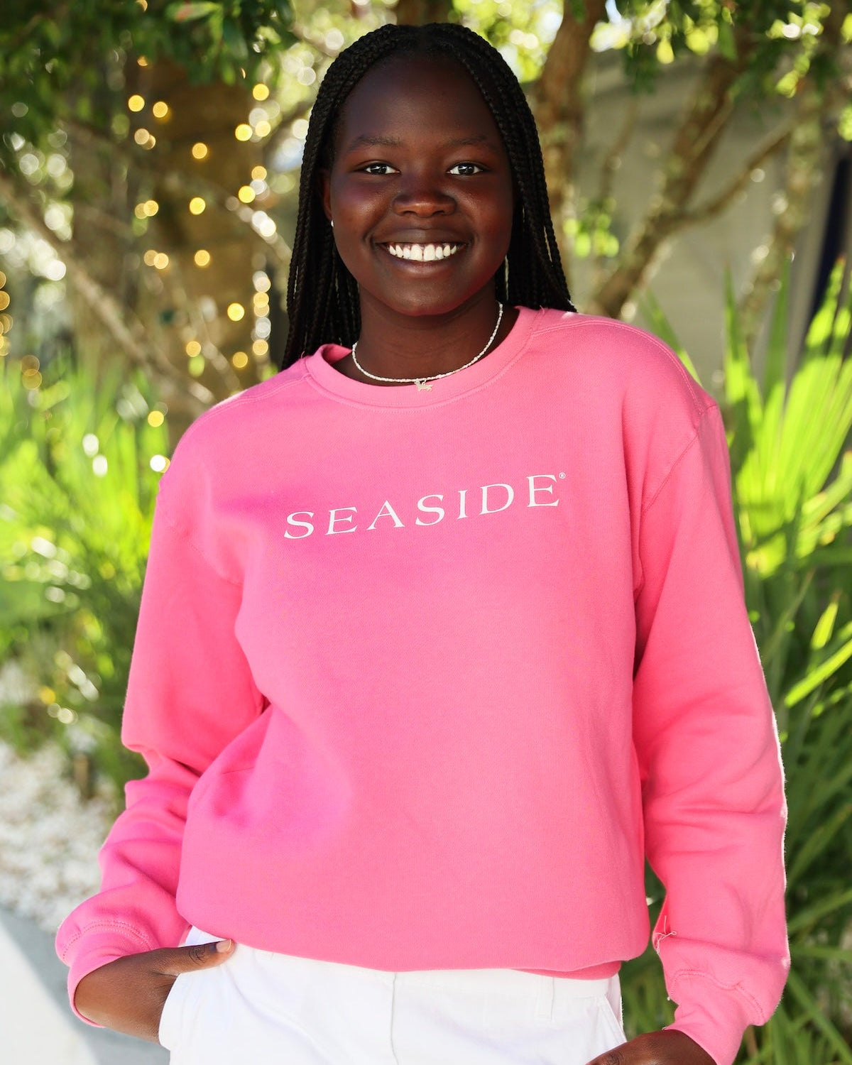 Crunchberry Pink Unisex Sweatshirt Seaside Florida The Seaside Style