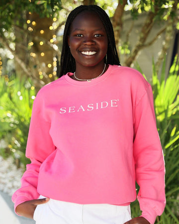 Crunchberry Pink Unisex Sweatshirt Seaside Florida The Seaside Style