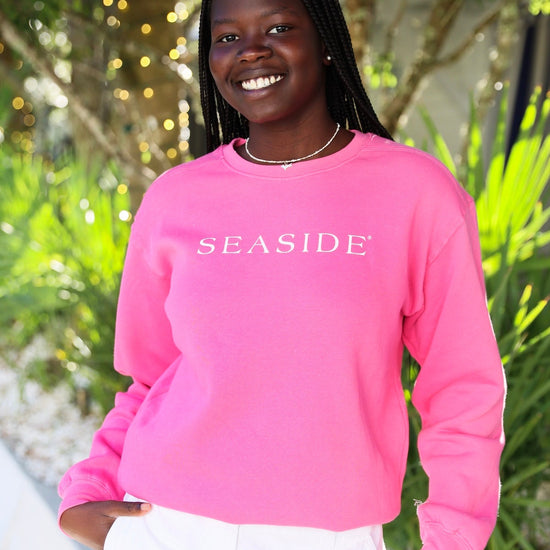 Crunchberry Pink Unisex Sweatshirt Seaside Florida The Seaside Style