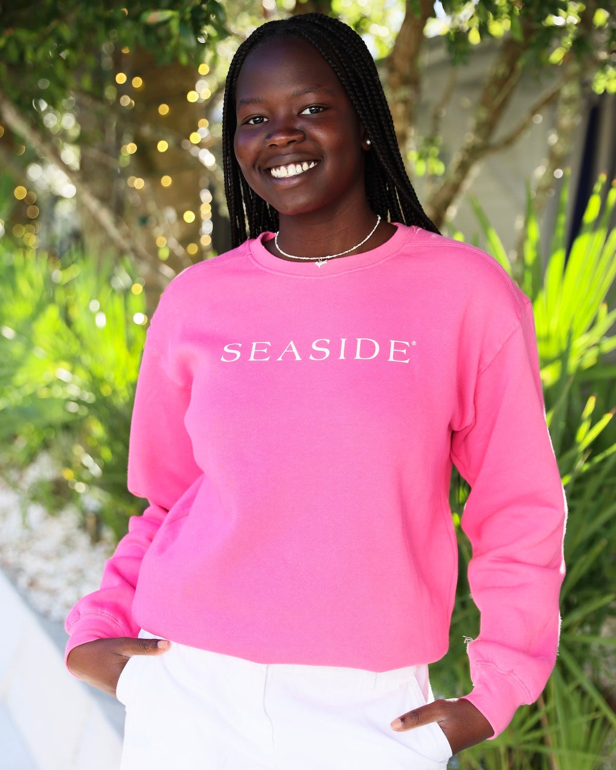 Crunchberry Pink Unisex Sweatshirt Seaside Florida The Seaside Style